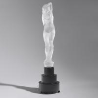 René Lalique (French, 1860–1945) — Grande Nue Socle Lierre Statue mounted as a Lamp, model introduced 1919 Marcilhac, no. 836