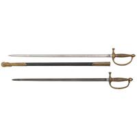 Lot of Two US Model 1840 Musician's Swords