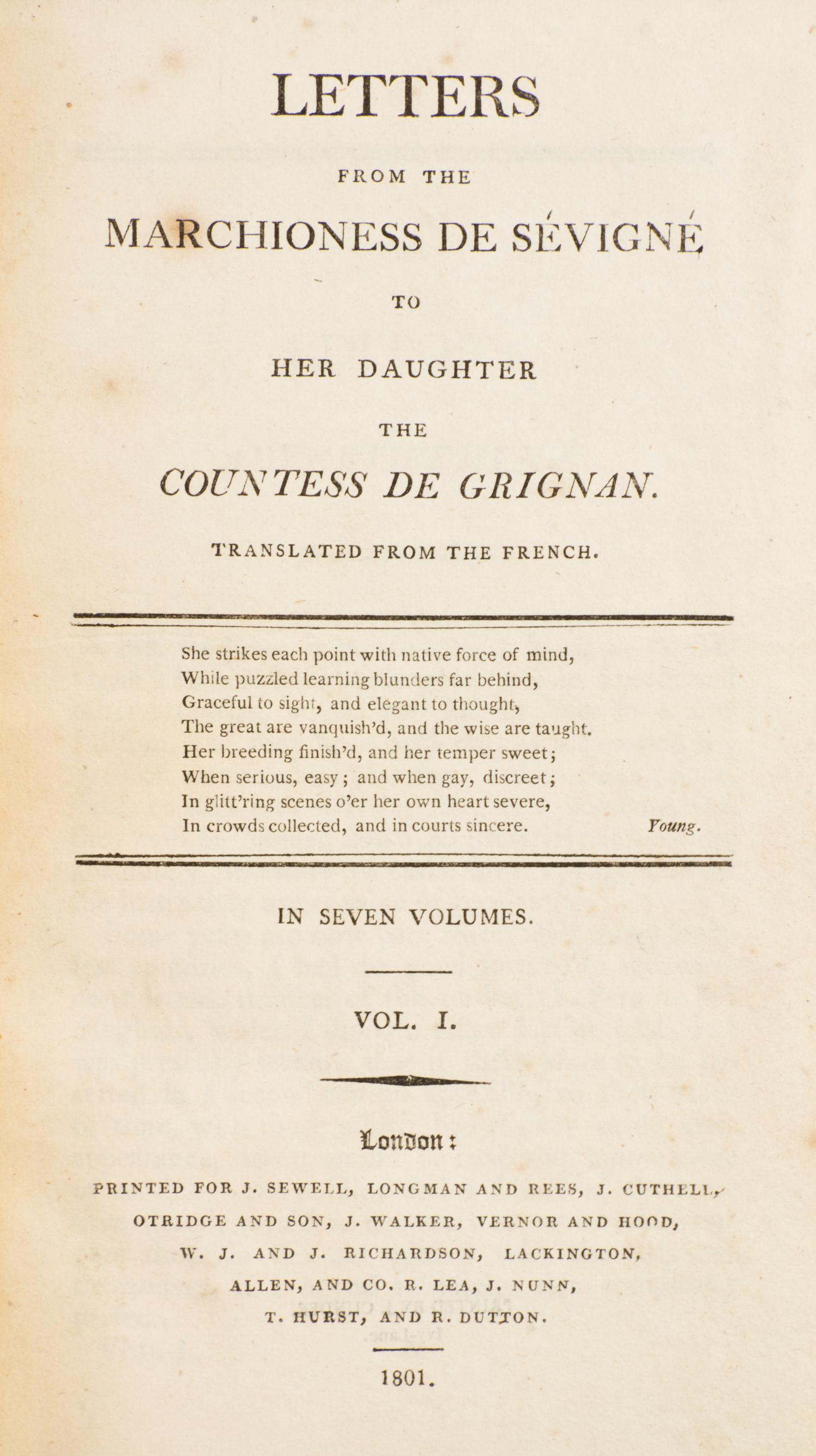 (COLLECTED WORKS) Two sets in 17 vols.