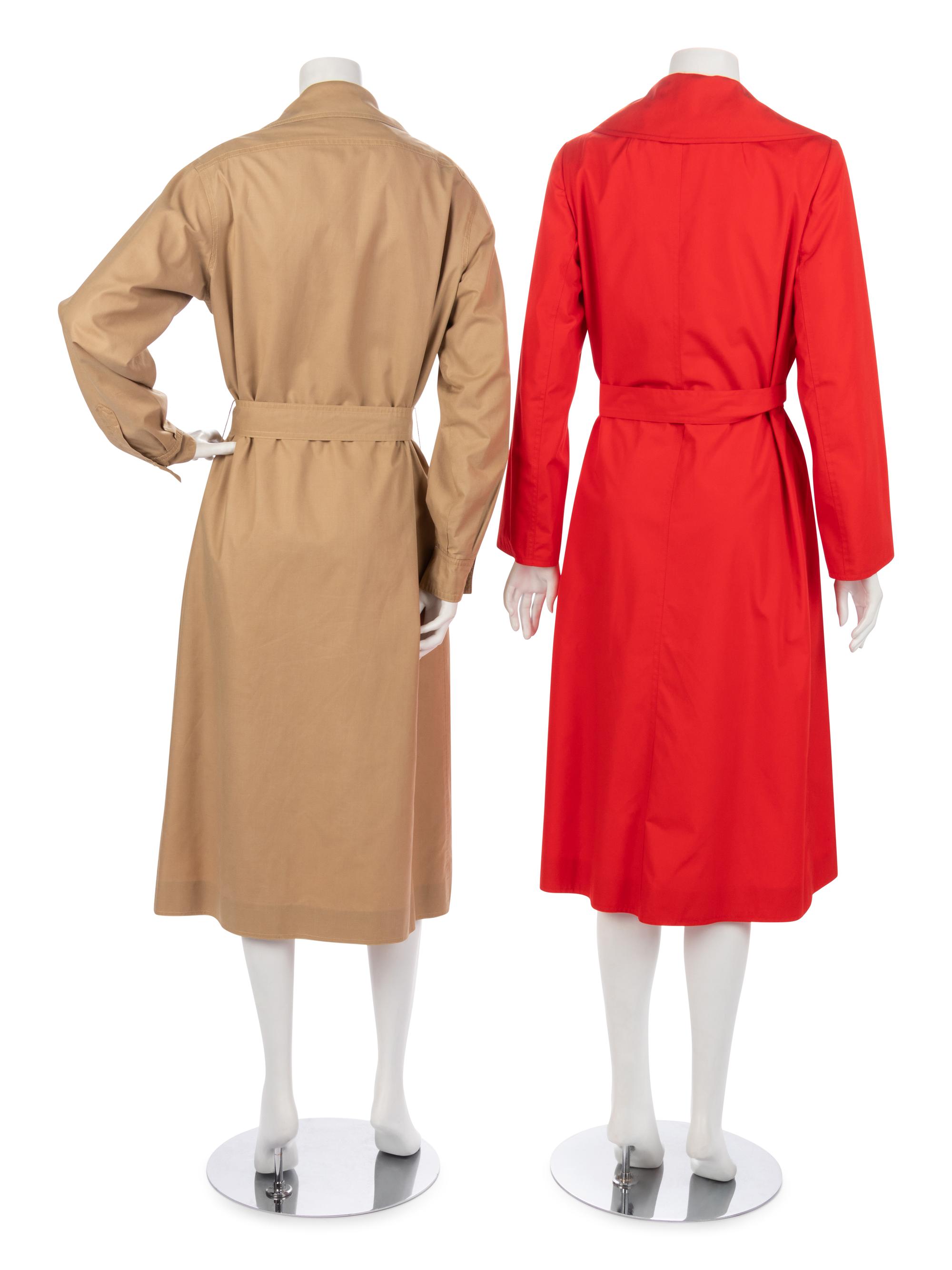 Four Halston Long Jackets, 1970-1980s