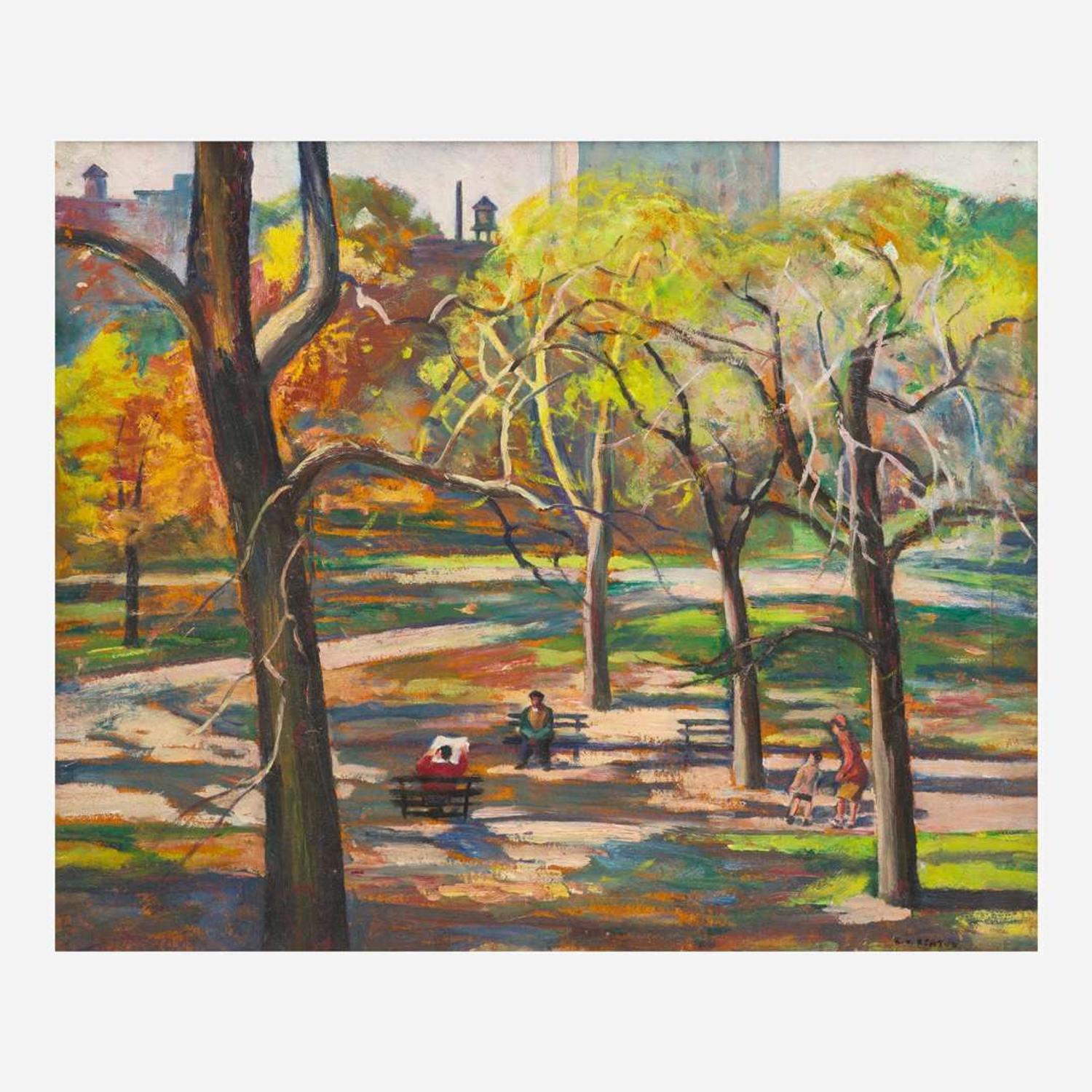 Ethel V. Ashton (American, 1896–1975) Washington Square