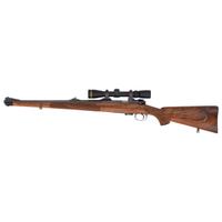 *W.S. Calfee Borden Indiana Mauser with Mannlicher Stock and Leupold Scope in 7x57