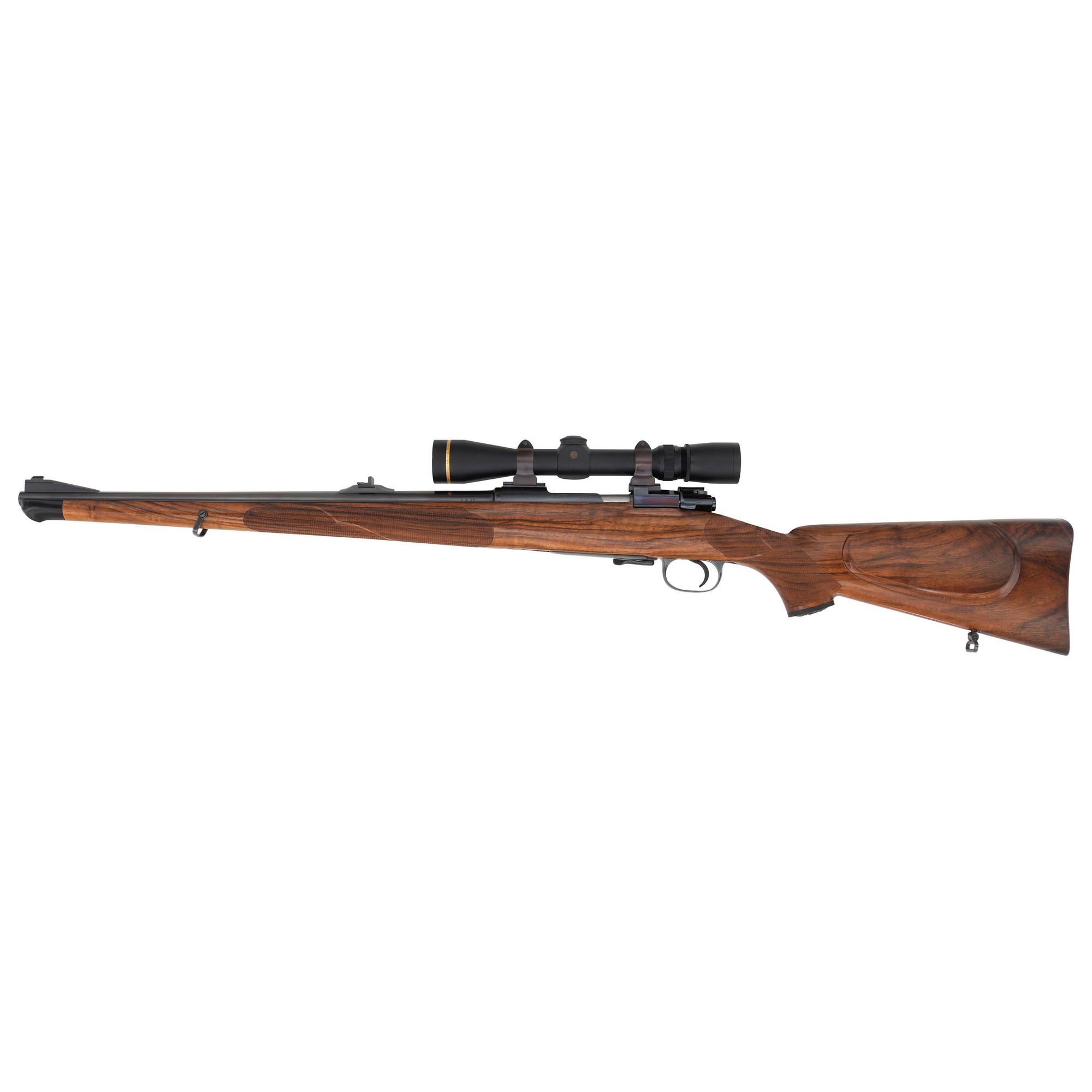 *W.S. Calfee Borden Indiana Mauser with Mannlicher Stock and Leupold Scope in 7x57