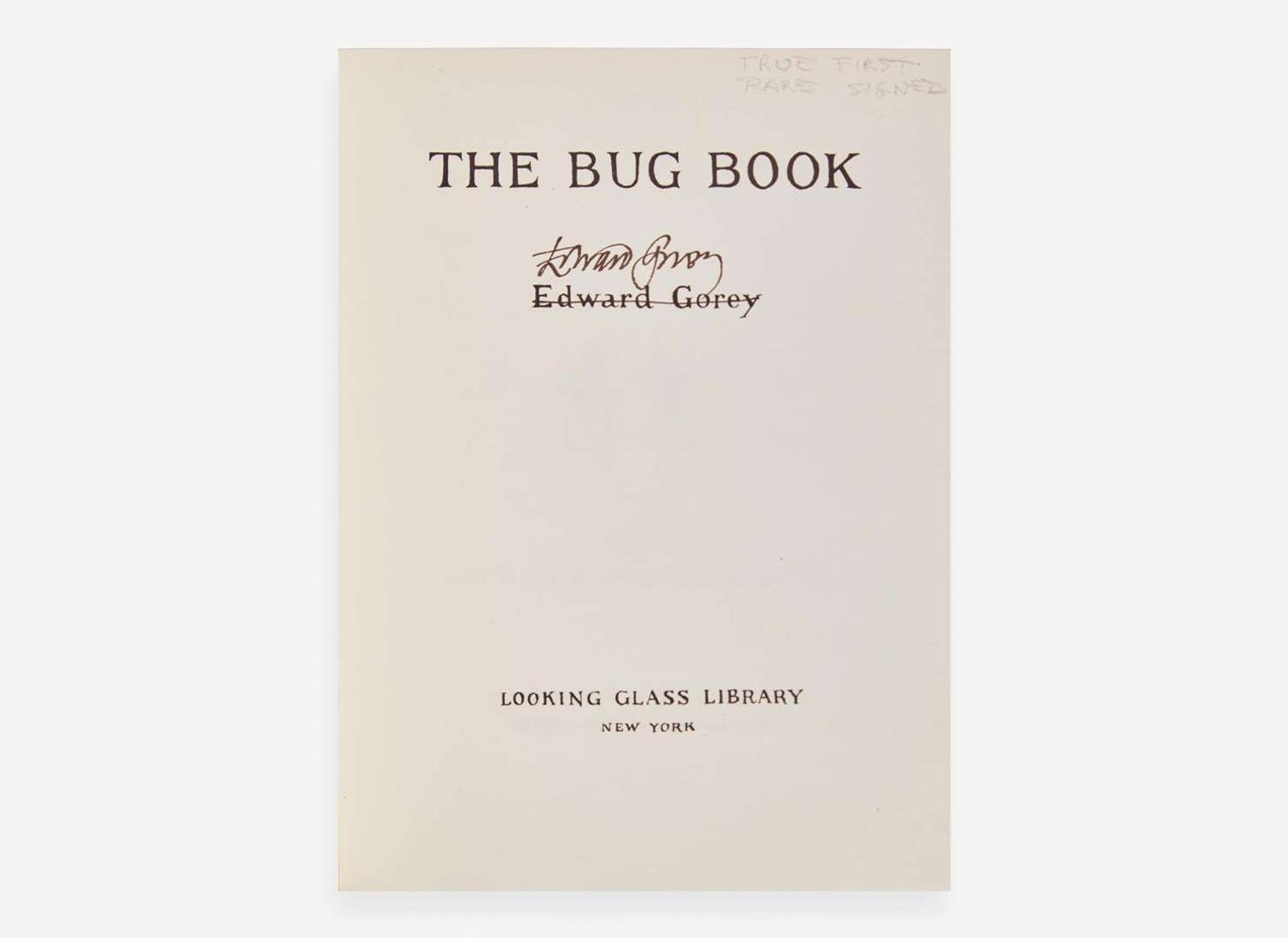 [Children's & Illustrated] Gorey, Edward: The Bug Book