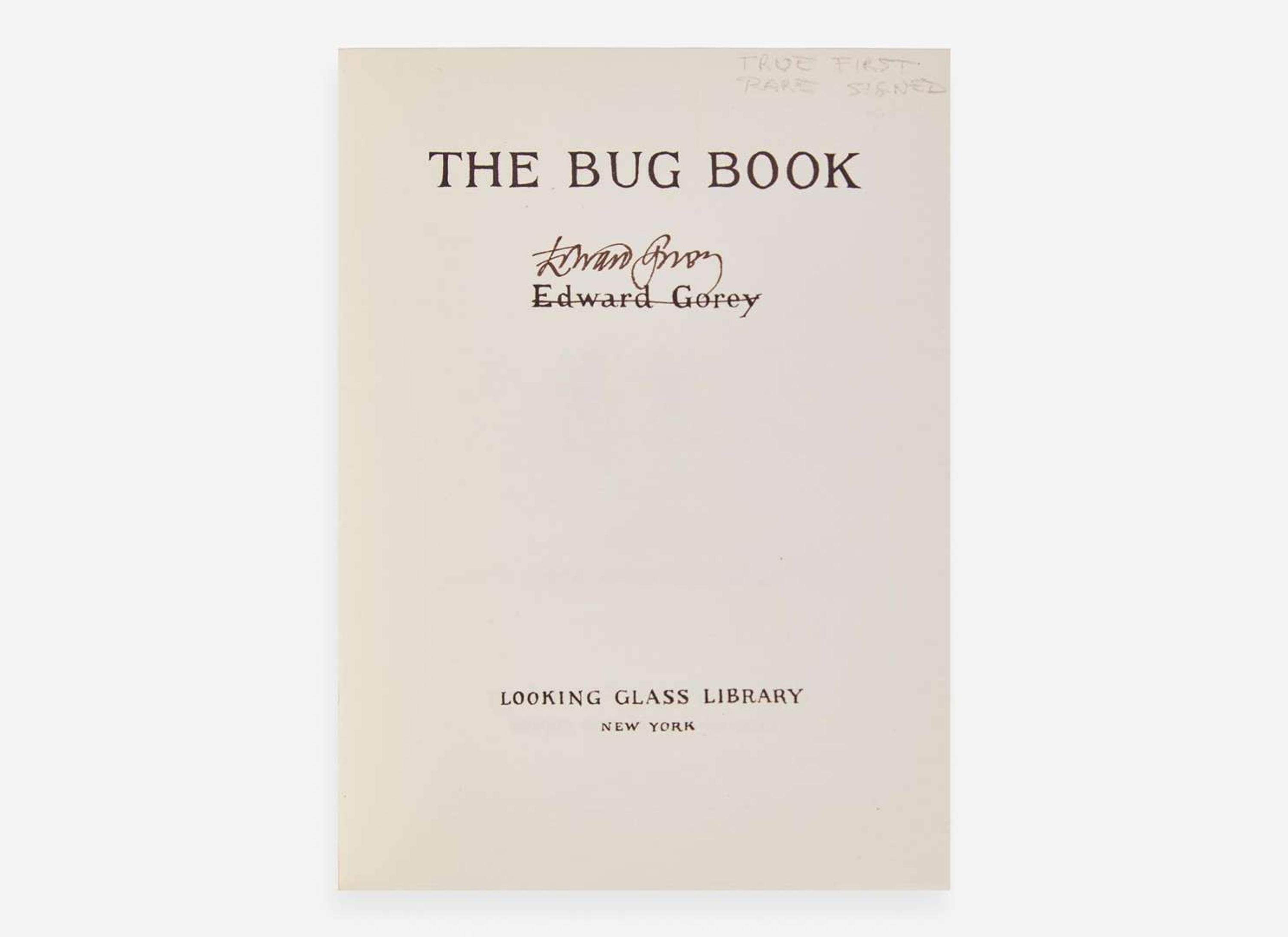 [Children's & Illustrated] Gorey, Edward: The Bug Book