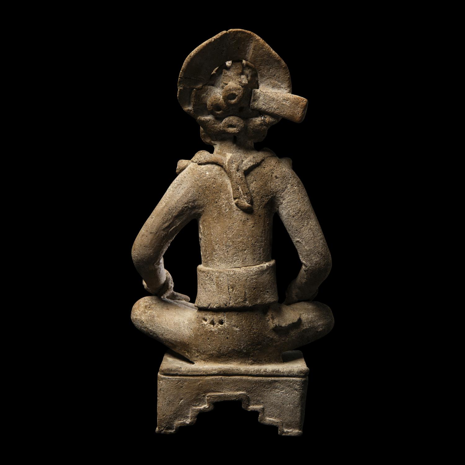 A Maya or Veracruz Terracotta Figure