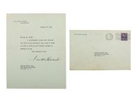 ROOSEVELT, Franklin D. (1882-1945). TLS as President, regarding his stamp collection.
