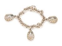 Kieselstein-Cord Sterling Silver Turtle Charm Bracelet, 1996