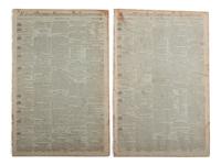 [SLAVERY & ABOLITION]. A group of 12 pre-Civil War newspapers with advertisements for for self-emancipated freedom seekers, comprising: