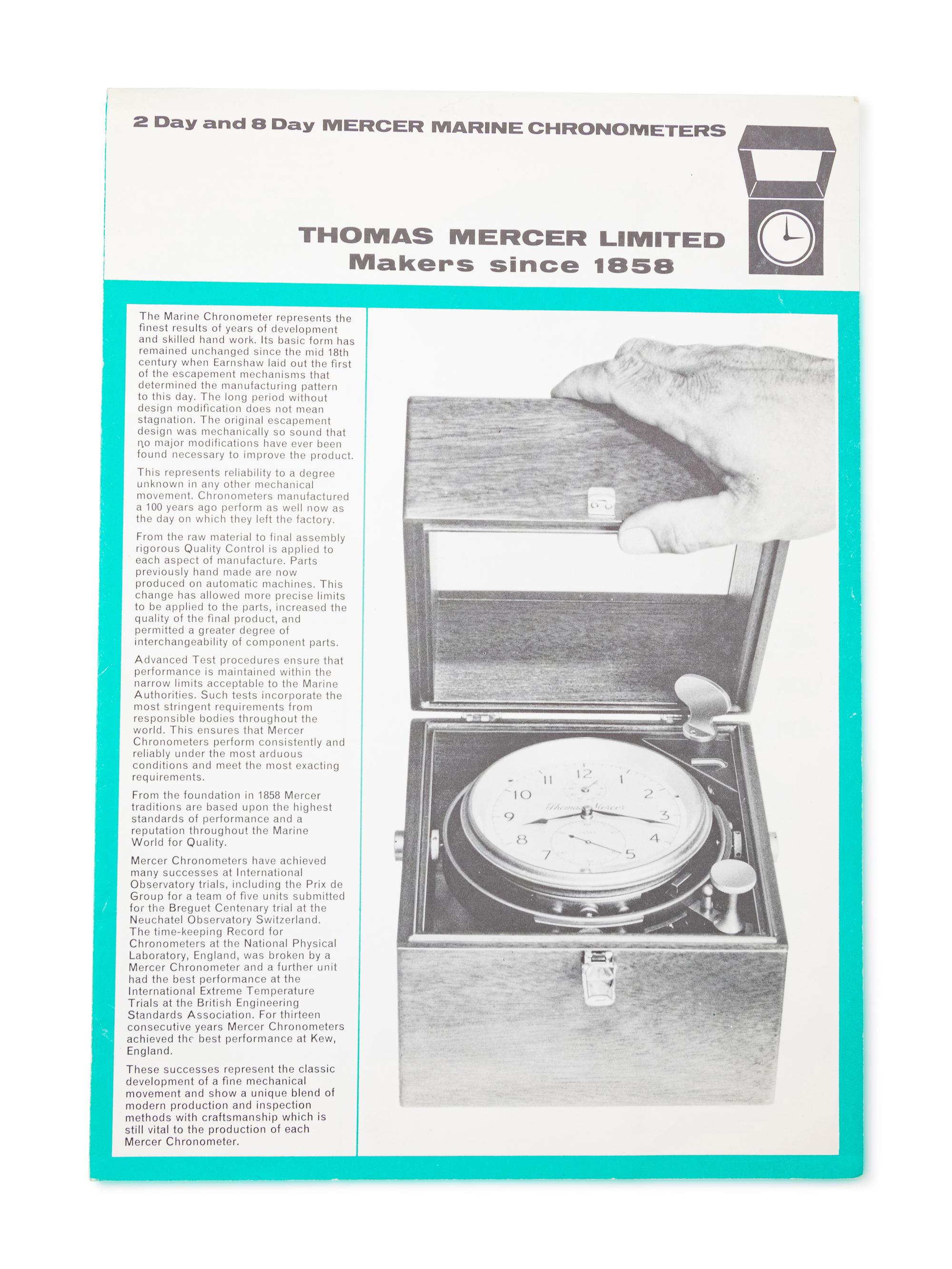 An English Eight-Day Ship's Chronometer