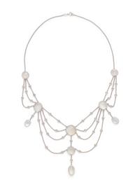 MOONSTONE SWAG NECKLACE