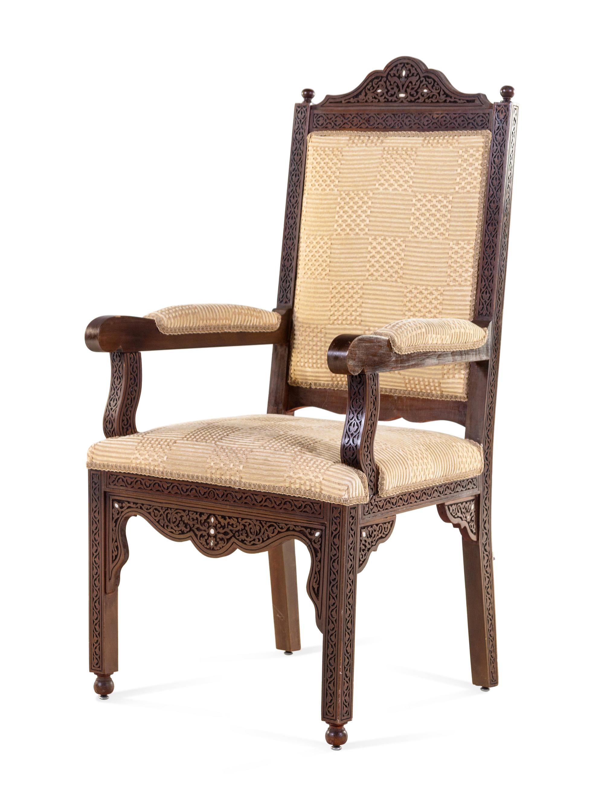 A Syrian Walnut Armchair