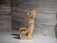 Tesuque Pottery Rain God, Display Size