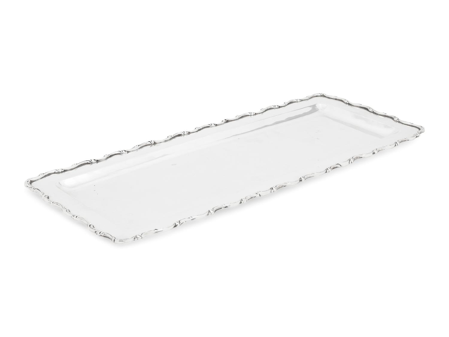 A Mexican Silver Serving Tray