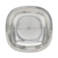 An American Silver Dish, Arthur Stone Associates, Gardner, MA, 1950, of shallow, rounded square form with a flat border, engraved to th