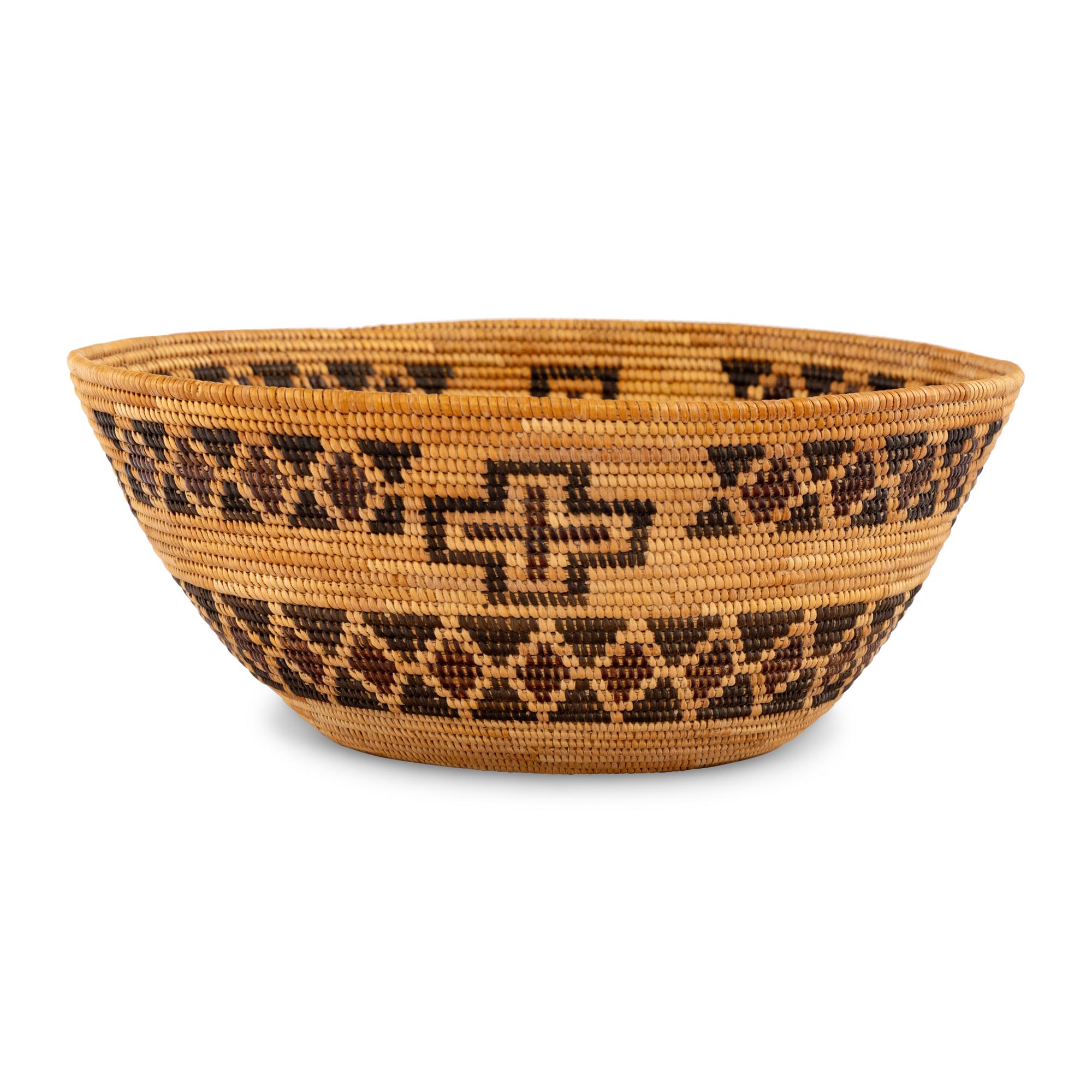 Yokut Polychrome Basket