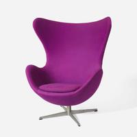 Arne Jacobsen (Danish, 1902-1971) "Egg" Chair, Fritz Hansen, Denmark, designed 1958, the present lot circa early 1960s