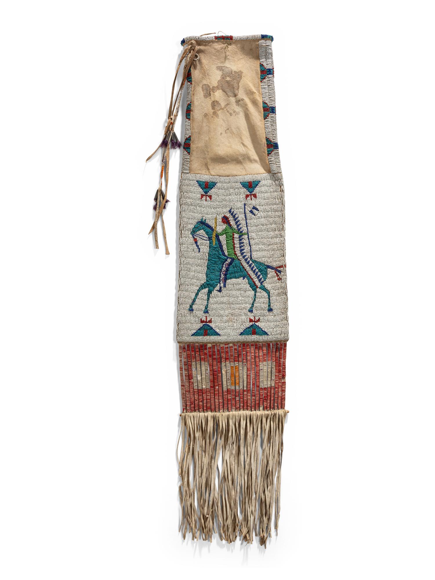 Cheyenne River Sioux Pictorial Tobacco Bag