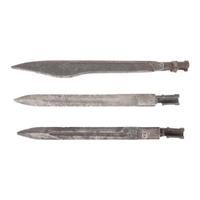 Three Rare WWII Russian Bayonets, 2 Ersatz 91/30 and a "Scythe" Bayonet