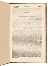 [NATIVE AMERICANS -- CHEROKEE] -- [POINSETT, Joel Roberts (1779-1851)]. Removal of the Cherokees... July 4, 1838. [Washington, D.C.]: printed by Thomas Allen, [1838].