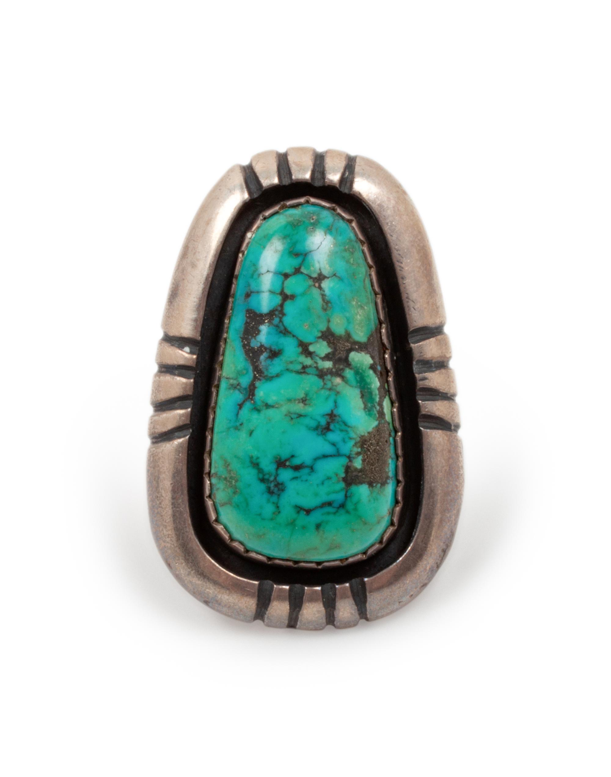Sterling Silver and Turquoise Ring