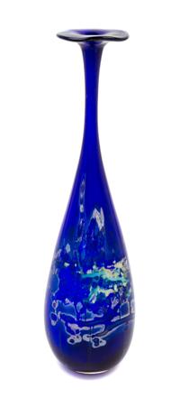An American Studio Glass Vase, Kent Ipsen (b. 1933) Height 18 1/4 inches.