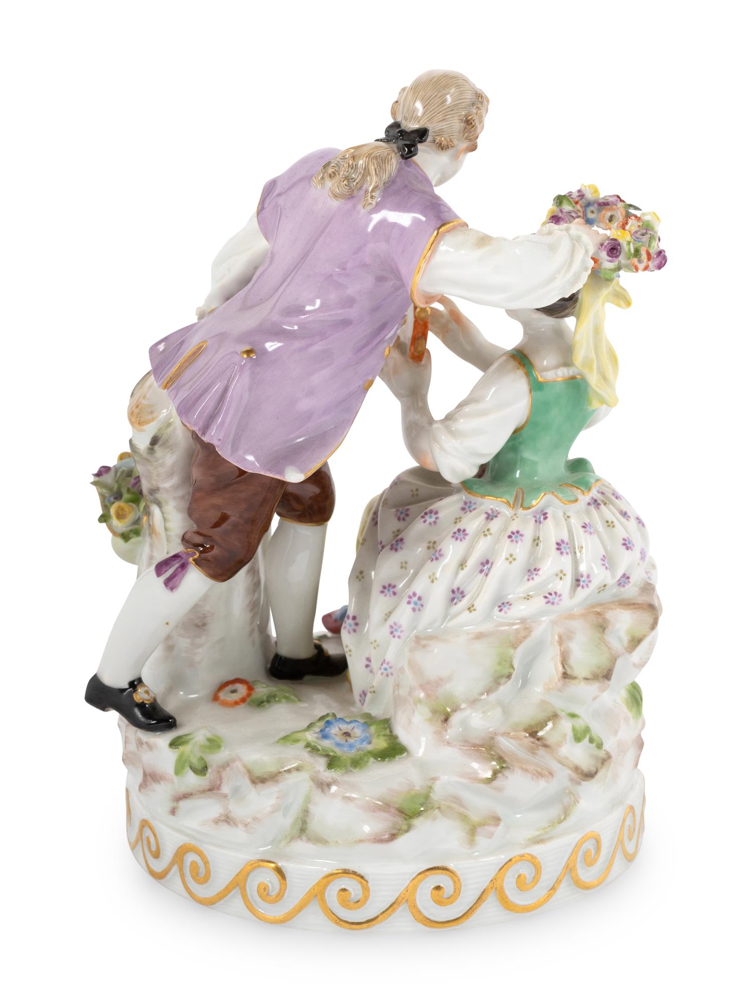 A Meissen Porcelain Figural Group