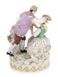A Meissen Porcelain Figural Group