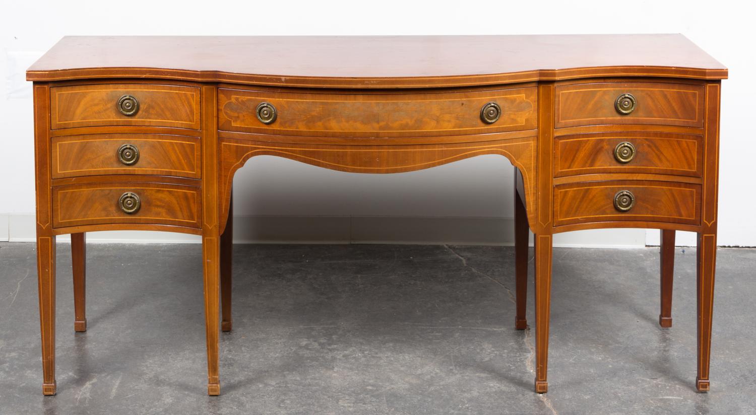 A Northern Furniture Company Mahogany Sideboard Height 35 x width 72 x depth 24 inches. — FIRST HALF 20TH CENTURY