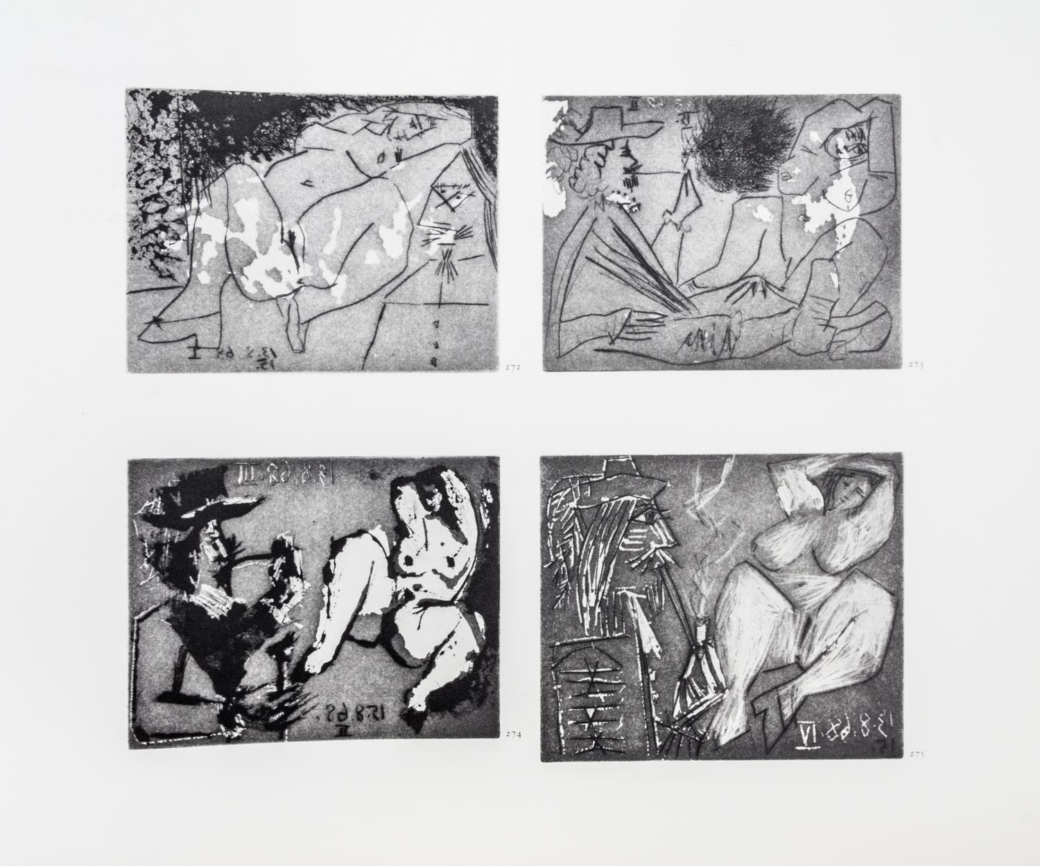 (PICASSO, PABLO) Picasso 347. New York, 1970. 2 vols.