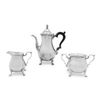 An American Silver Three-Piece Coffee Service