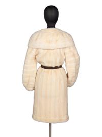 Fendi White Mink Coat