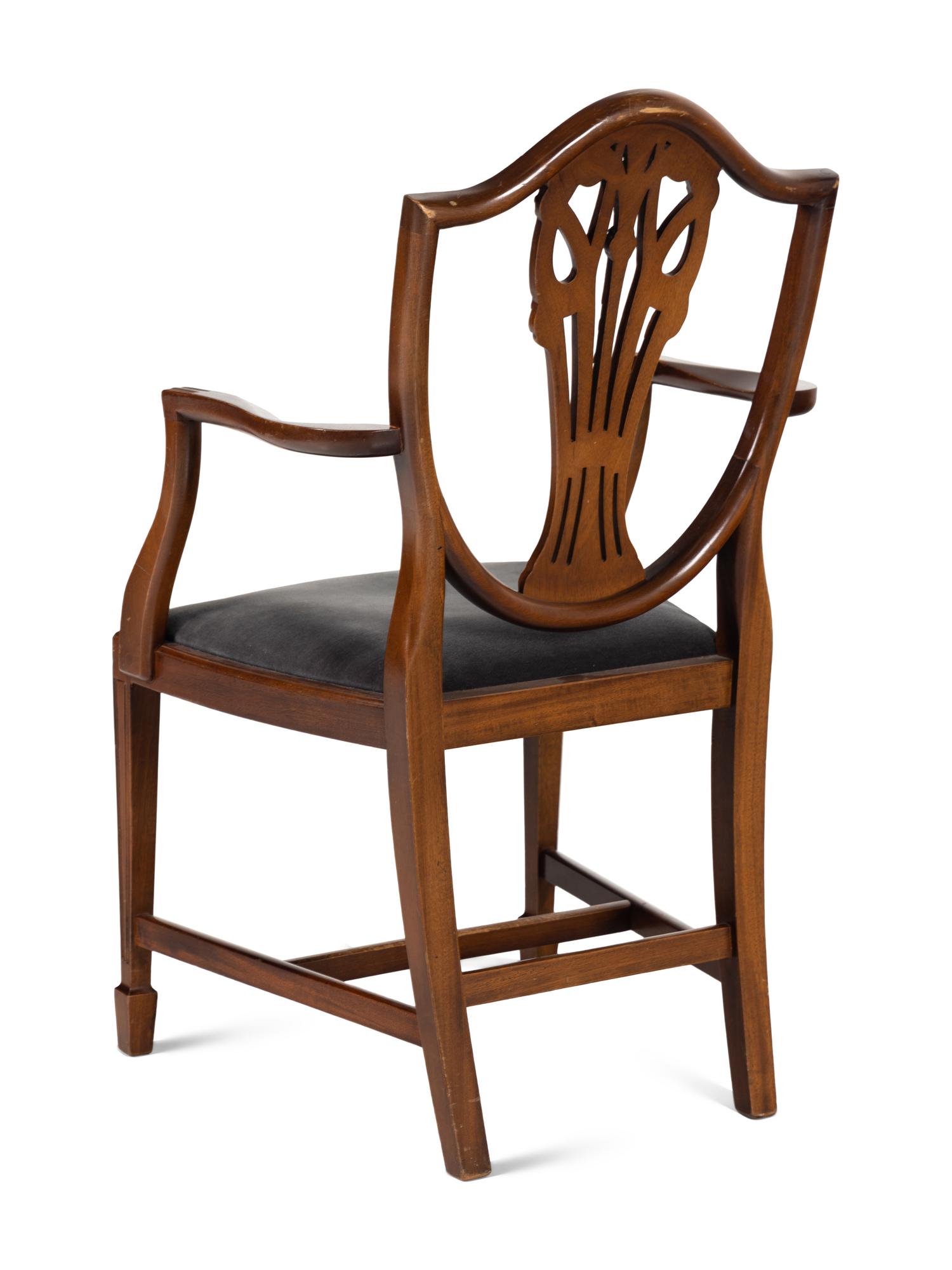 A Pair of George III Style Armchairs