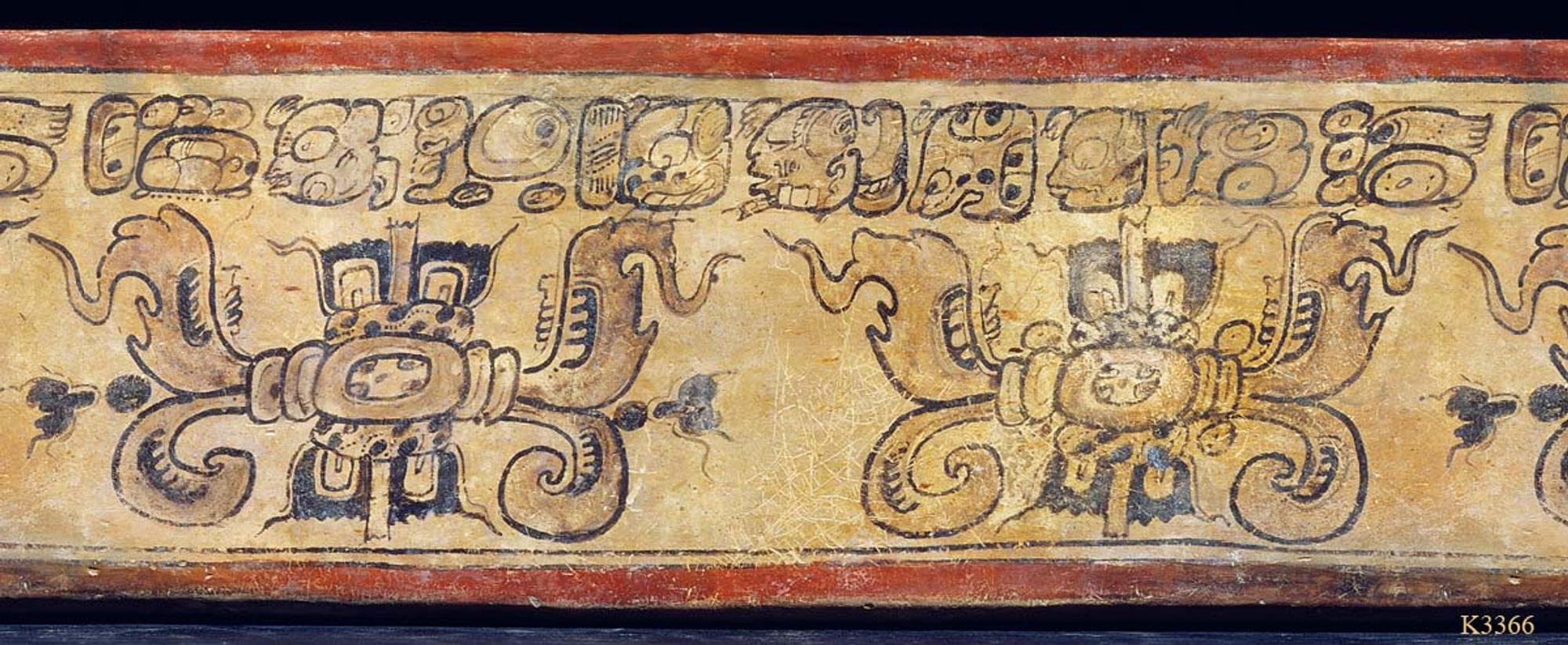 A Maya Codex Style Cylinder Vessel
