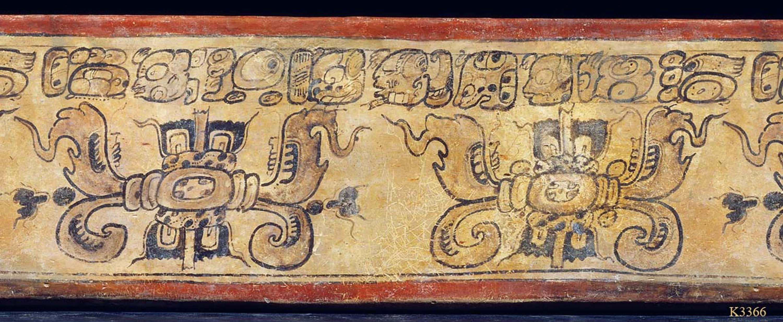 A Maya Codex Style Cylinder Vessel