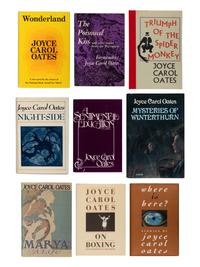 OATES, Joyce Carol (b. 1938). A group of 10 FIRST EDITIONS, comprising: