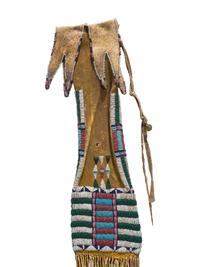 Cheyenne Beaded Hide Tobacco Bag
