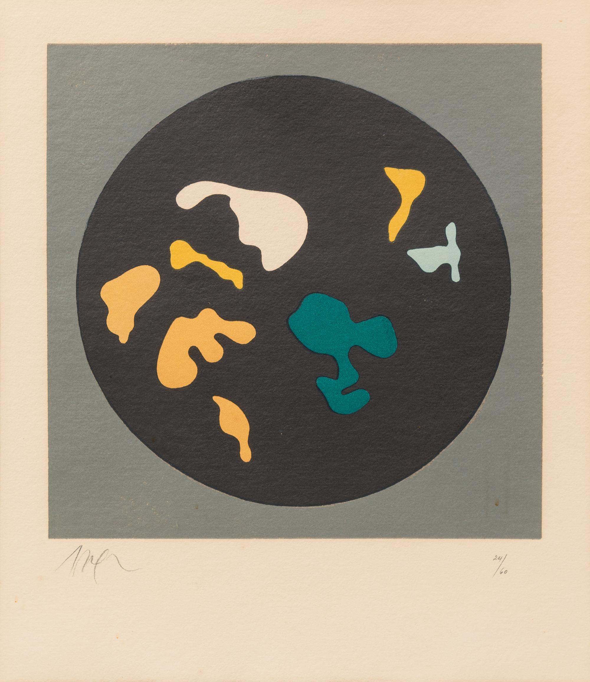 Jean (Hans) Arp, (French, 1886-1966), Untitled (from Le soleil recercle), 1966