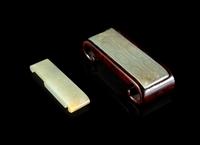 Two White Jade Sword Slides