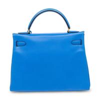 Hermès, Kelly 32 in Bleu France Epsom