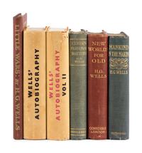 WELLS, H.G. (1866-1946). A group of 5 FIRST EDITION non-fiction works, comprising: