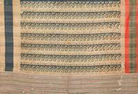 A Large Thai Embroidered Silk Tapestry 32 x 45 1/2 inches.