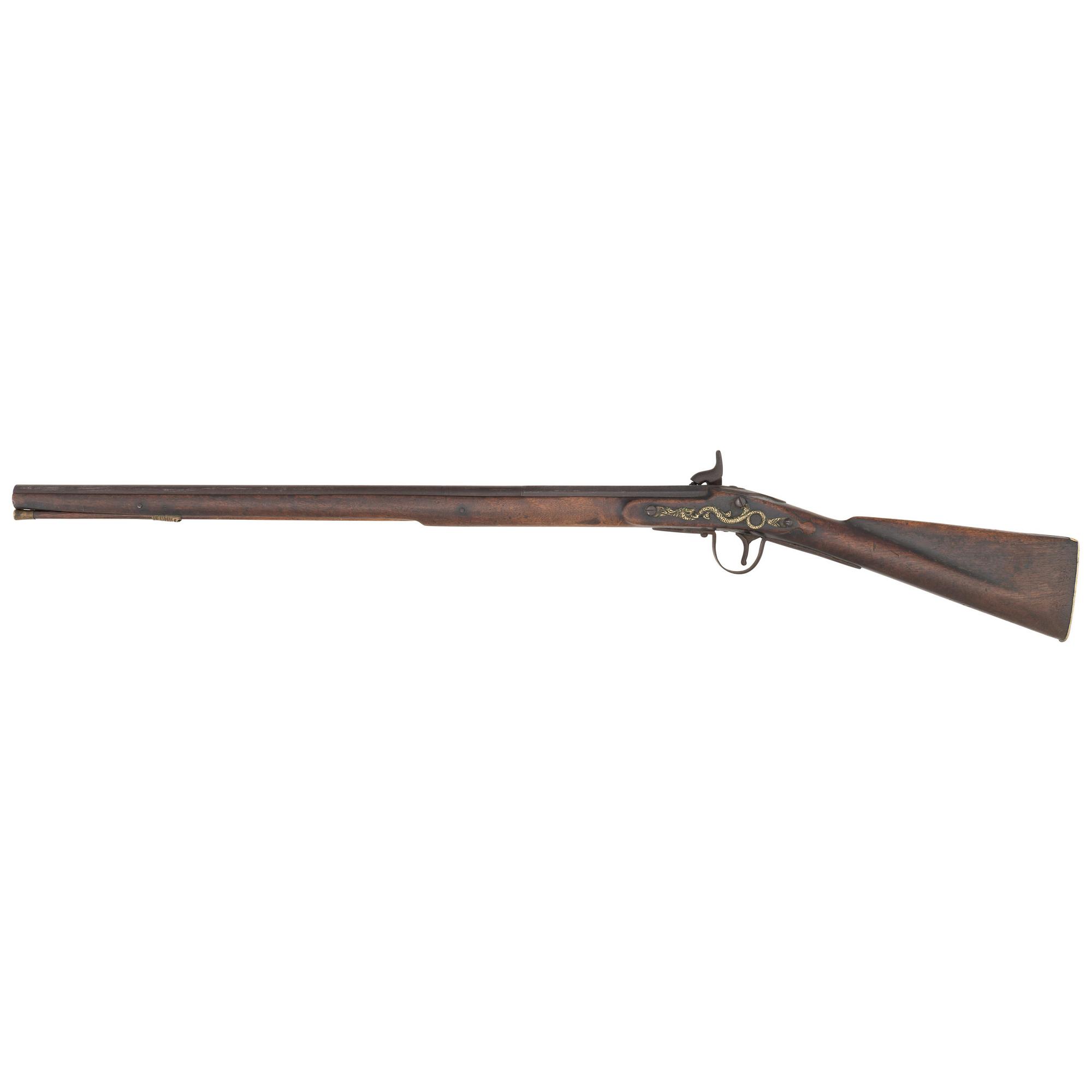 Percussion Northwest Trade Gun by Barnett Dated 1889