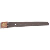 Signed WWII Japanese Shin Gunto with Officer's Sageo and Family Mons to Both Habaki and Kashira