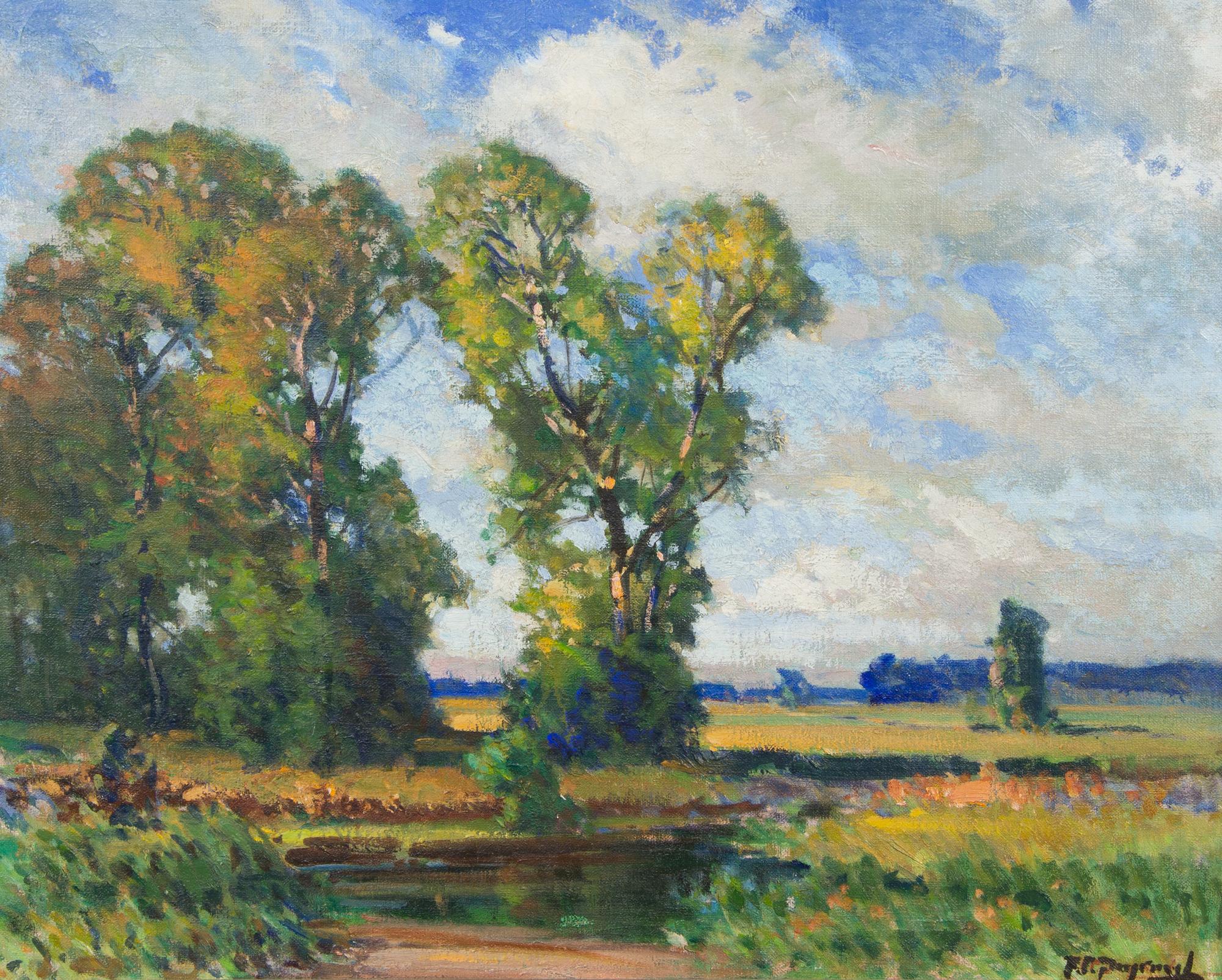 Frank Peyraud, (American, 1858-1948), September Morning on the Skokie