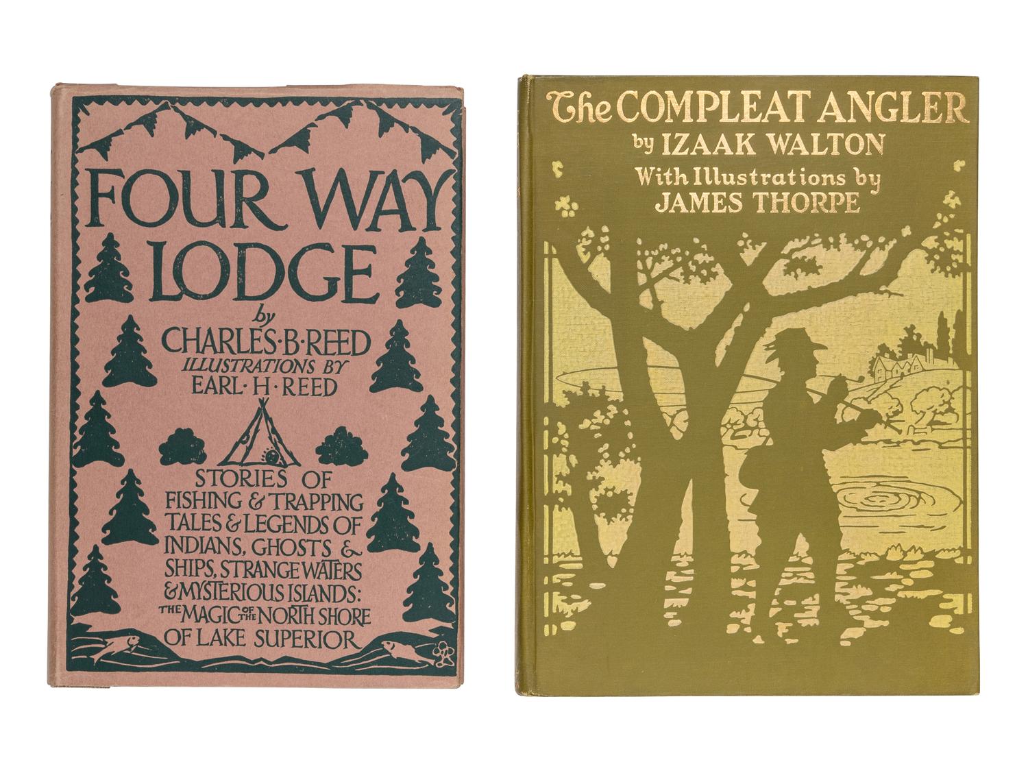 [ANGLING]. A group of 7 works about fishing, including: