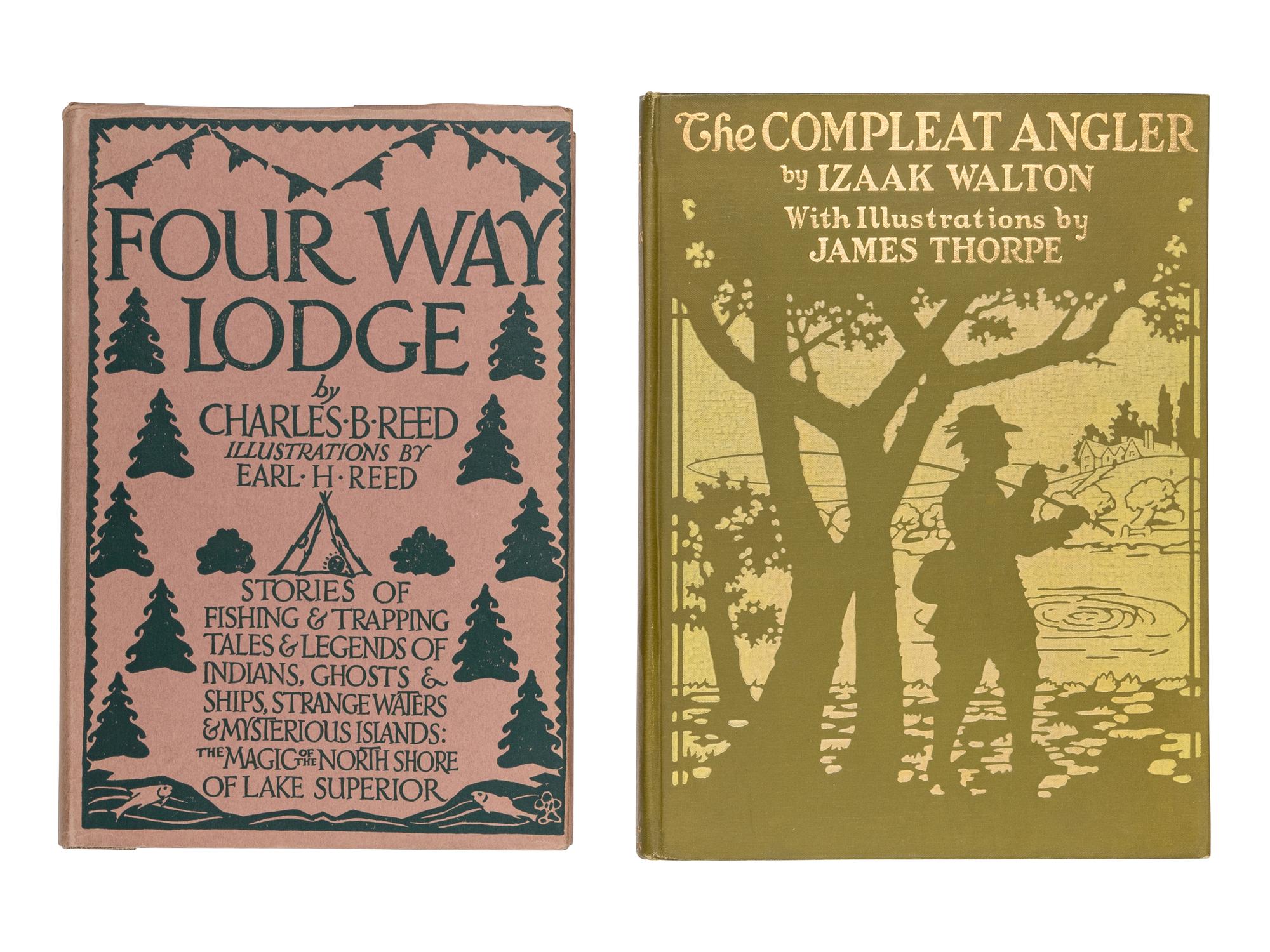 [ANGLING]. A group of 7 works about fishing, including: