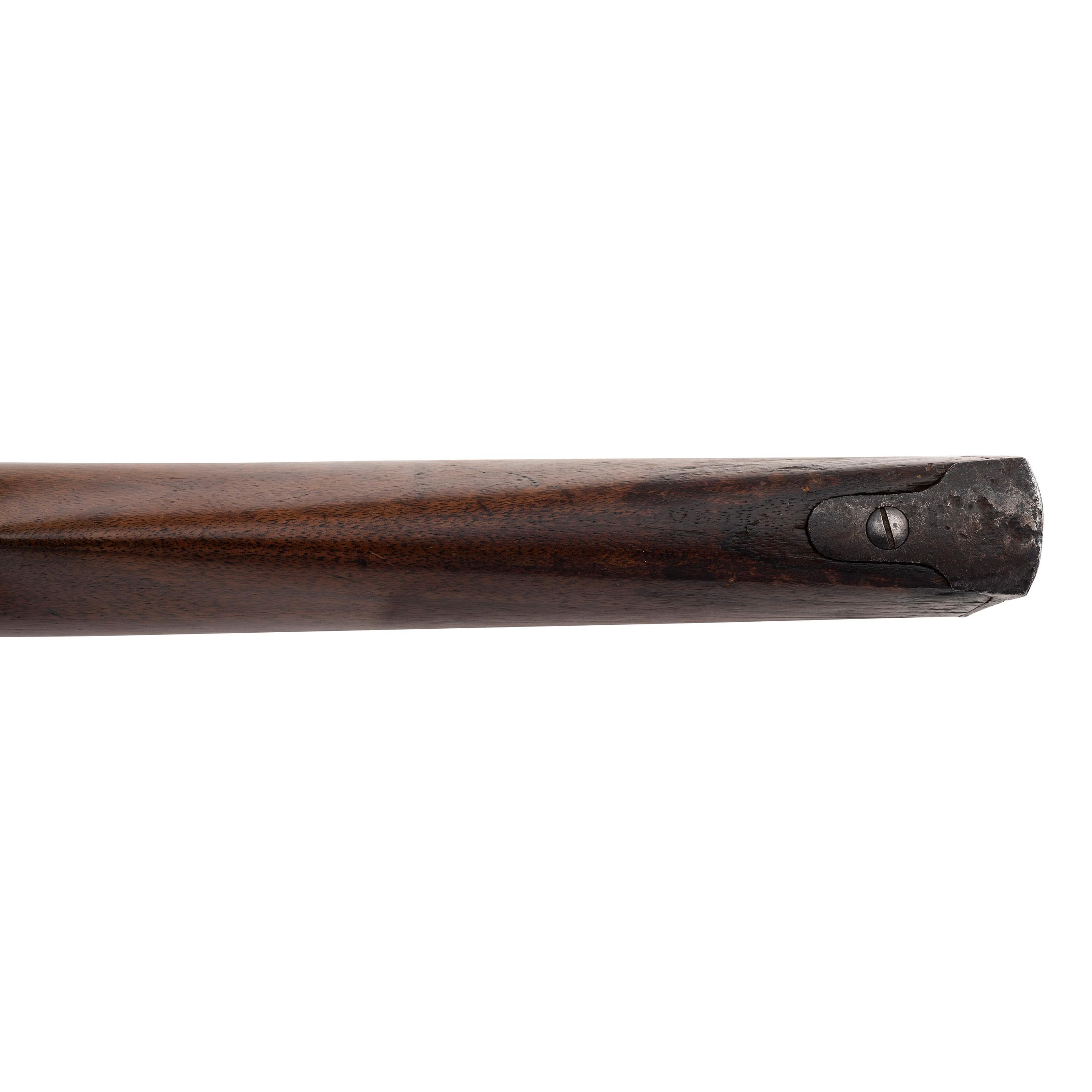 Heavy Barreled Plains Rifle Built on a Model 1860 Spencer Carbine Action by William H. Soper