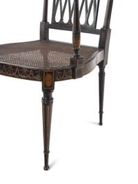 A Regency Style Painted Armchair