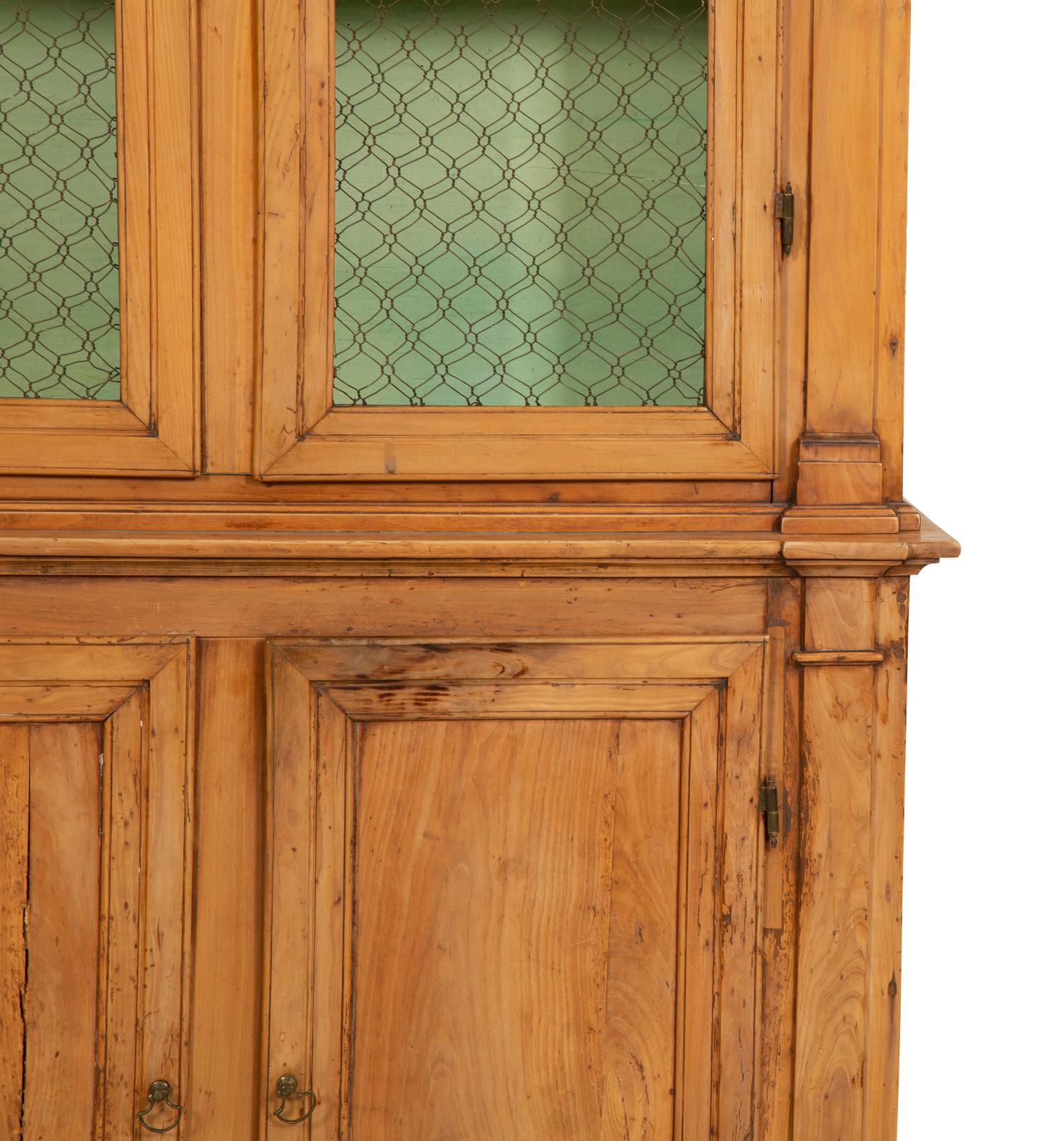 A French Pine Display Cabinet